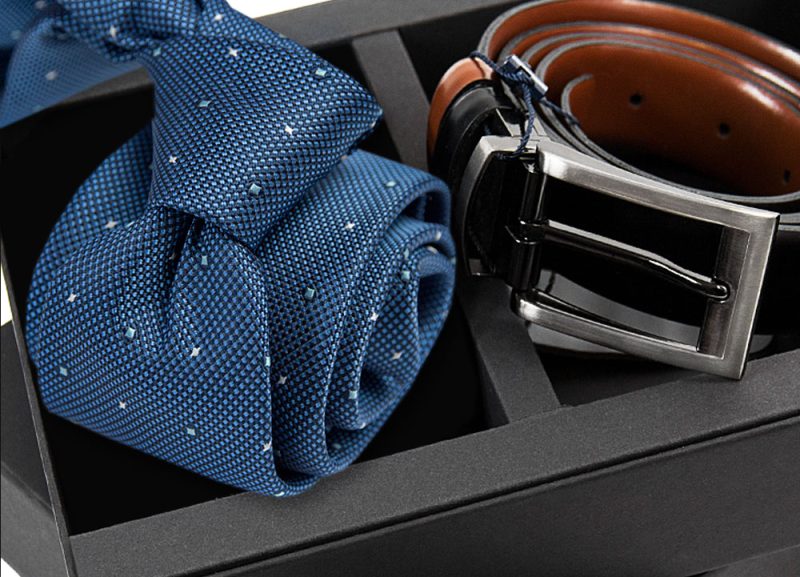 zestaw upominkowy: Krawat + pasek CT004