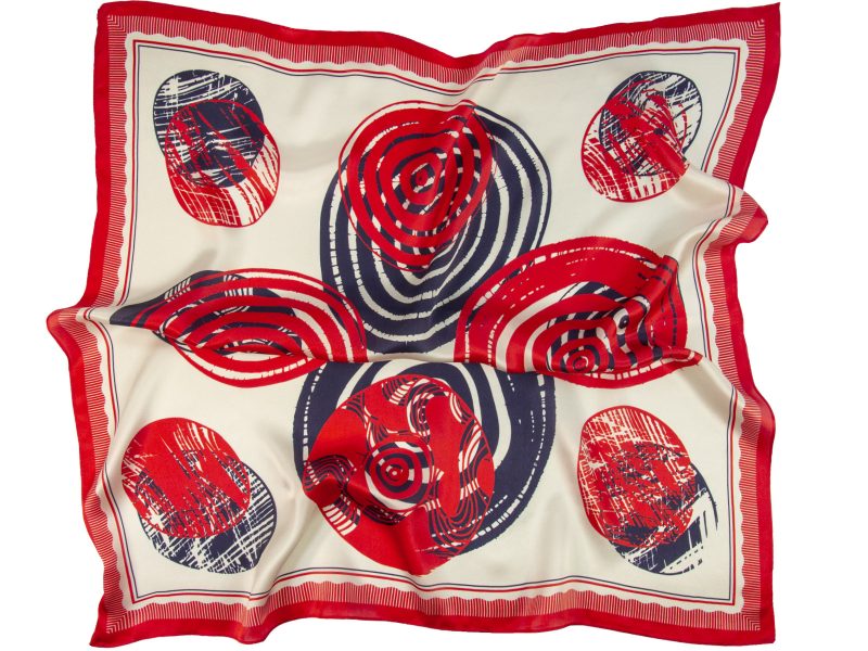 Apaszka jedwabna KOLA-NEW-RED-SCARF